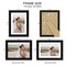7x10 Picture Frame Set of 4, Made of Real Glass and Black Frame - Display 5.5 x 8.5 Diploma Frame with Mat or 7x10 Without Mat, 7 by 10 Photo for Wall or Tabletop